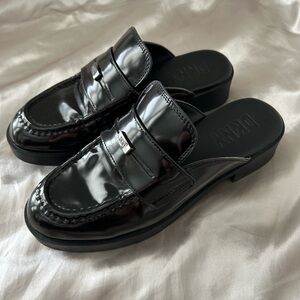 Black Slip-On Loafers DKNY
